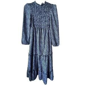 Simply Southern Midi Dress Women’s Sz. S
Blue & Navy Cottagecore
